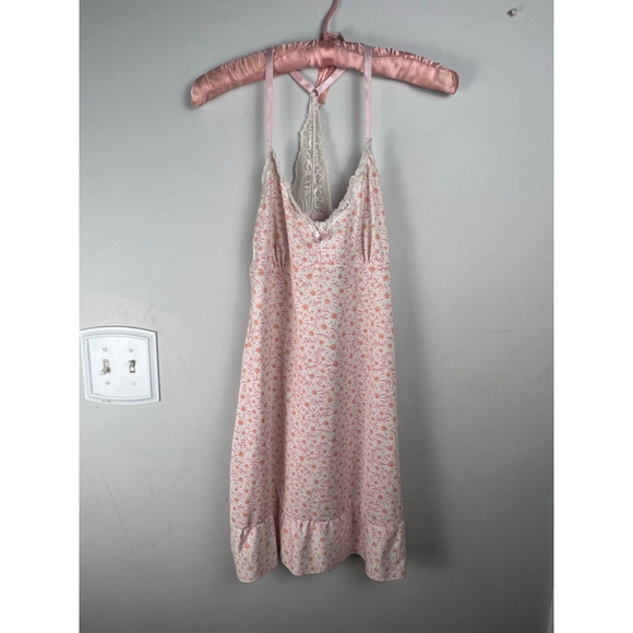 Laura Ashley Other - Women's Laura Ashley Floral Slip Dress Pink/White Size S Nightgown Night